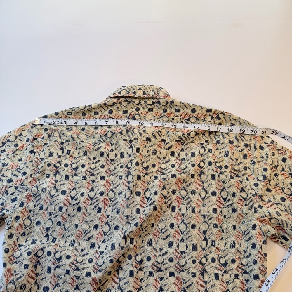 Men’s Burma Bibas Geometric Print Shirt Size Medium​​ - Picture 7 of 7